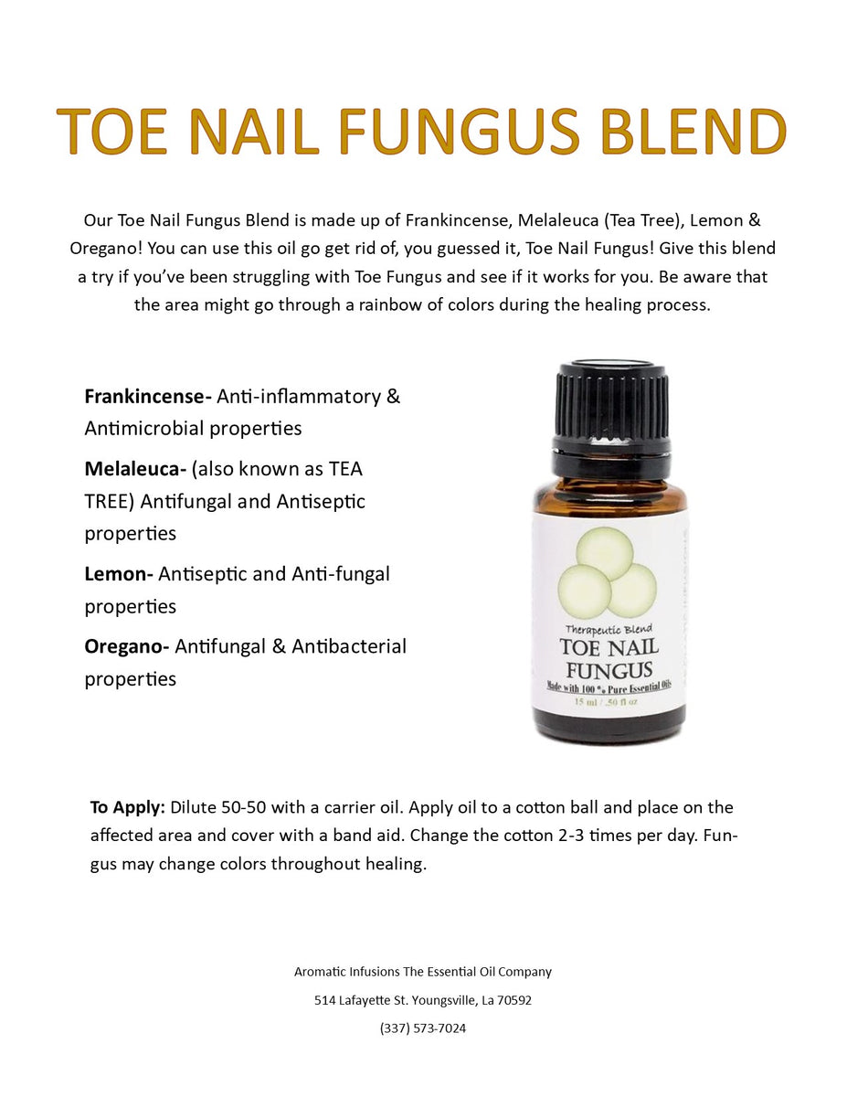 tea tree oil and lavender oil for toenail fungus Toe Nail Fungus Blend 15ml – Aromatic Infusions