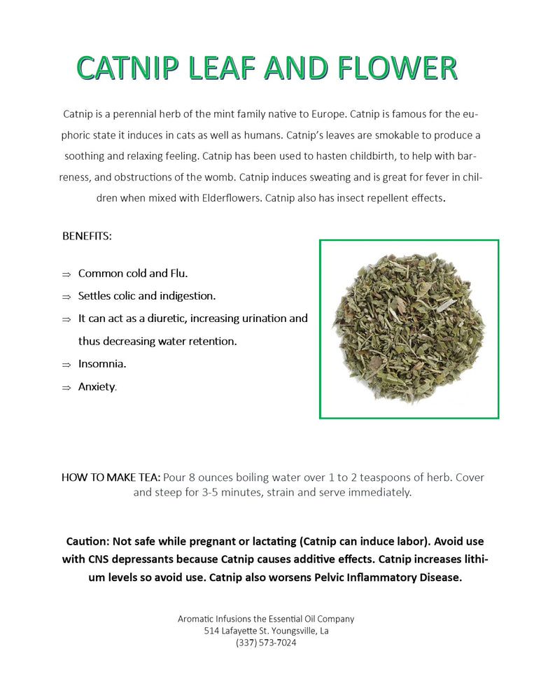 Catnip Herb OR