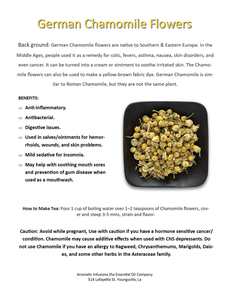 Chamomile, German Flowers OR