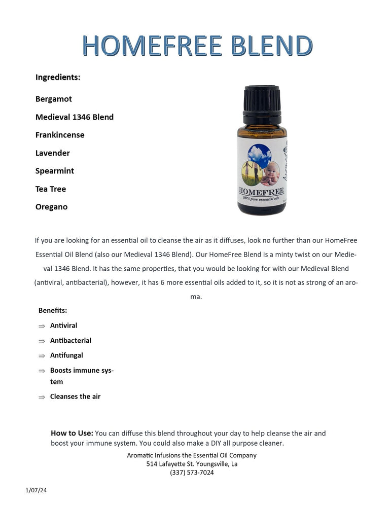 HomeFree Essential Oil Blend 15mL