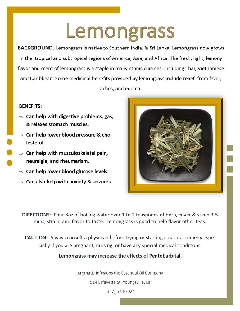 Lemongrass Cut OR