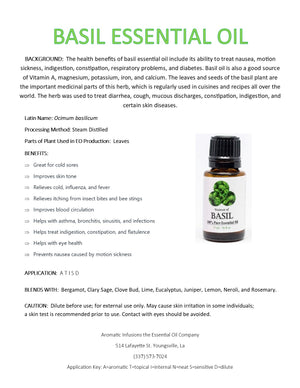 Basil Essential Oil 15ml