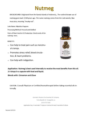 Nutmeg Essential Oil 15ml