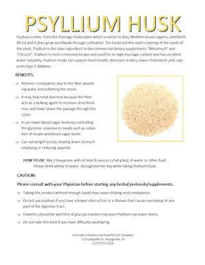Psyllium Husk, Whole OR