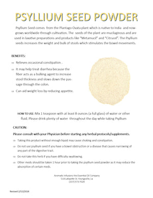Psyllium Seed Powder OR