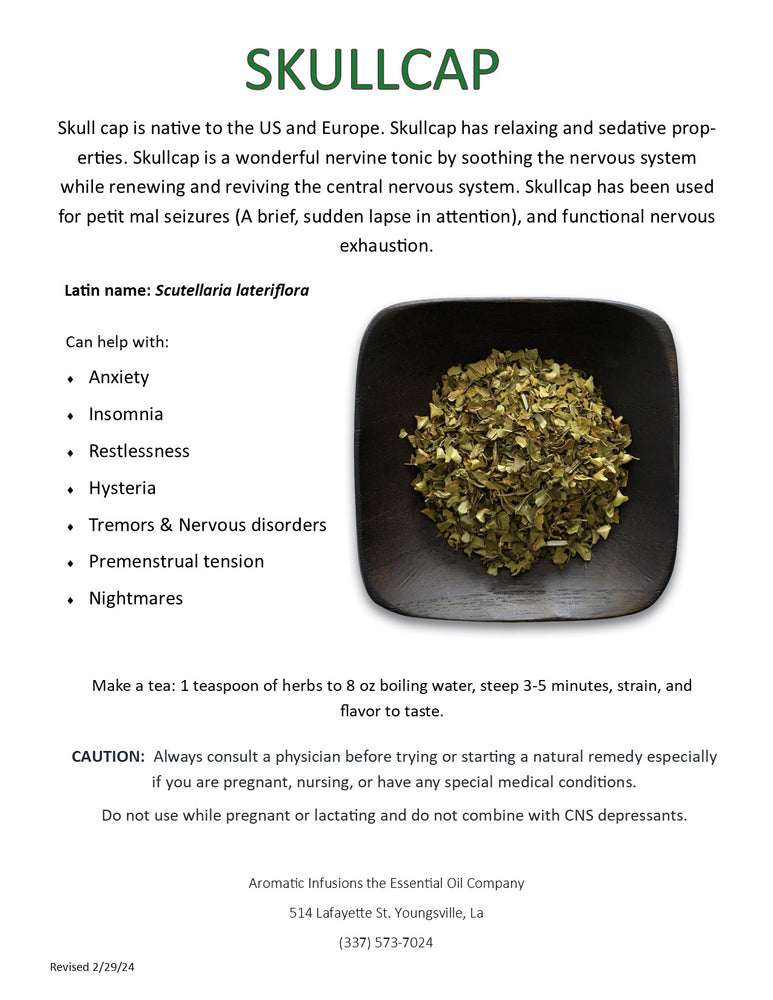 Skullcap Herb Cut OR