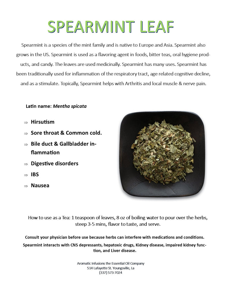 Spearmint Leaf Cut OR