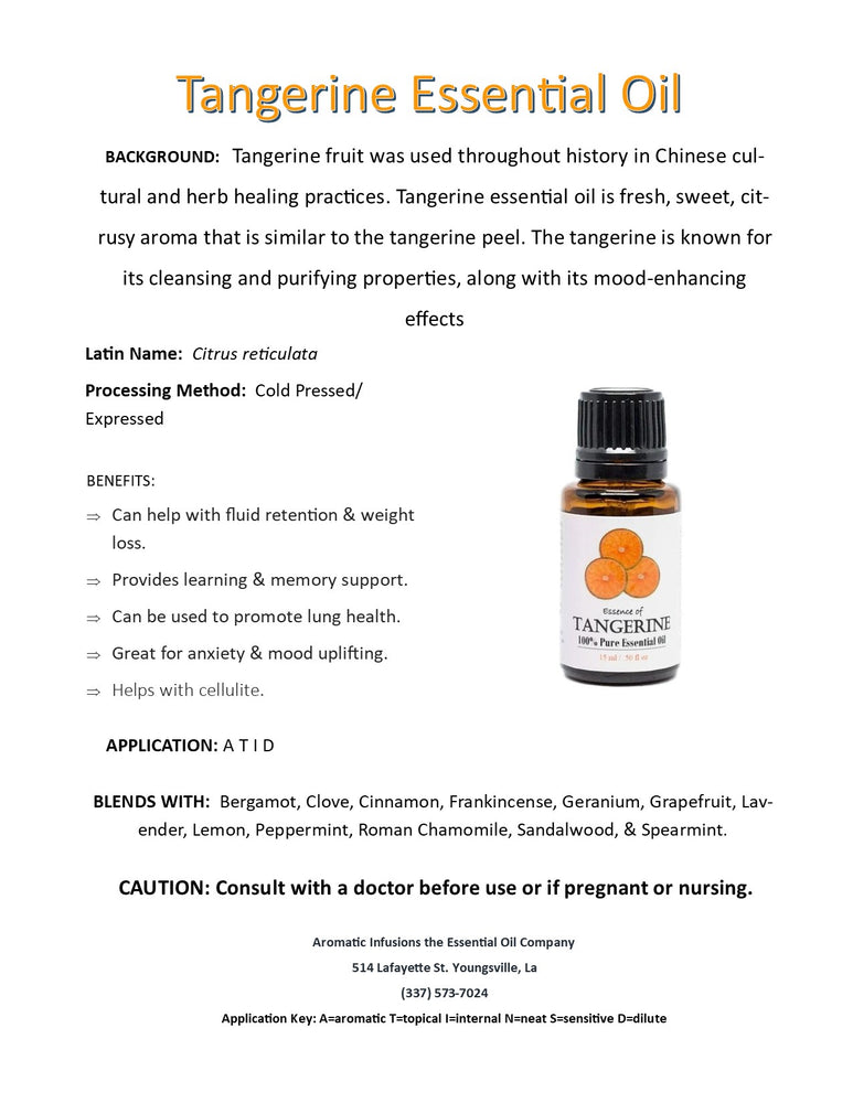Tangerine Essential Oil 15ml