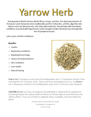 Yarrow Flowers Cut OR