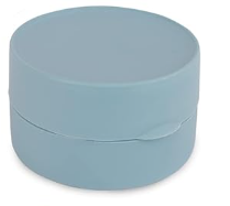 Round Travel Soap Case - Blue