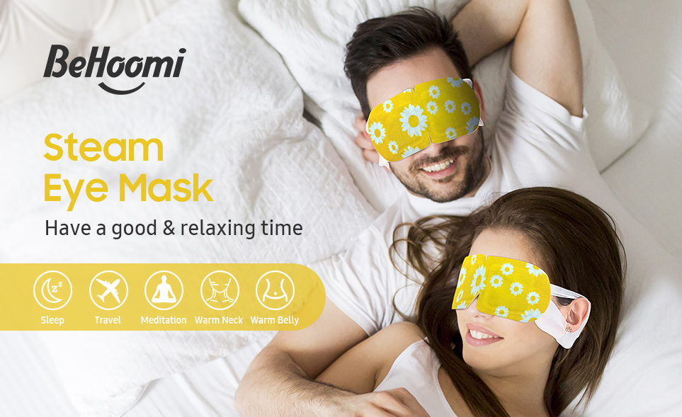 BeHoomi Steam Eye Mask - Chamomile