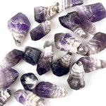 Chevron Amethyst Raw Point