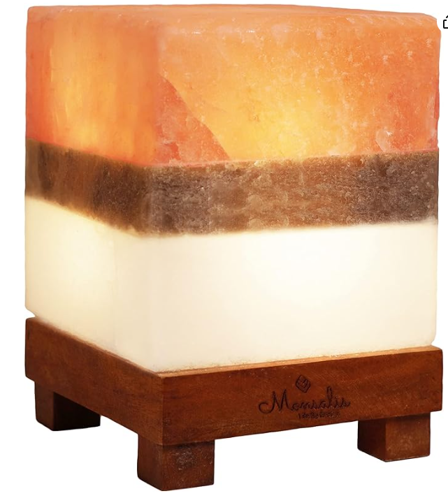 Monsalis Modern Square Himalayan Salt Lamp
