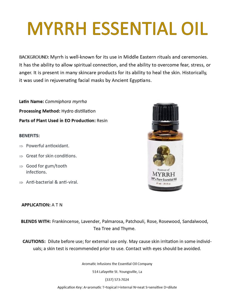 Myrrh Essential Oil 15ml