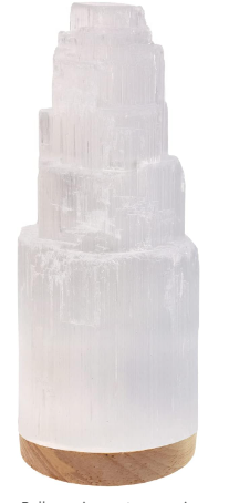 Selenite Crystal Lamp