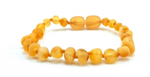 Baltic Amber Baby Teething Bracelet Unpolished Rounded