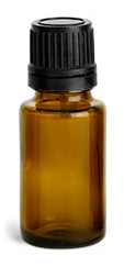 DIY Amber Glass Bottle 15ml
