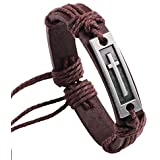 Men's Adjustable Bracelet-Brown