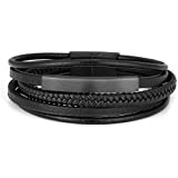 Men's Adjustable Bracelet-Black