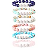 Unisex Lava Stone Chakra Bracelet
