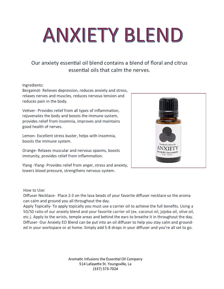 Anxiety Blend 15ml