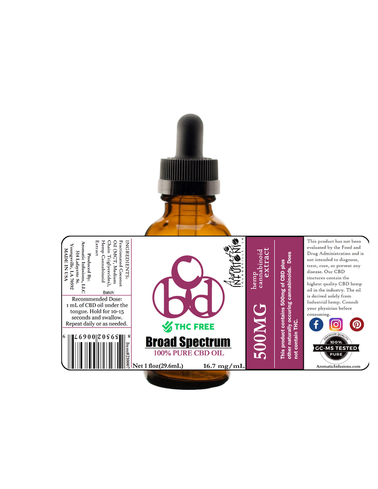 CBD-BSO THC Free in MCT Oil