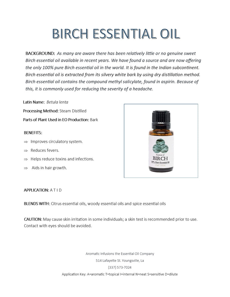 Birch Essential Oil 15ml