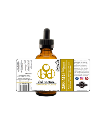 CBD Isolate in MCT Oil 2500mg