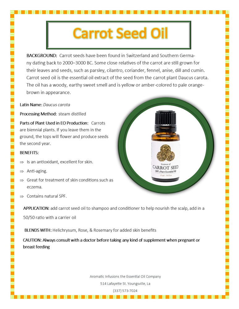Carrot Seed Essential Oil 15ml