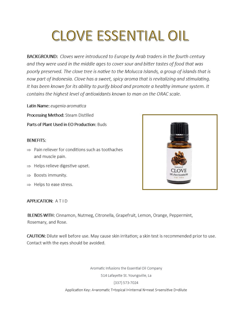 Clove Essential Oil 15ml