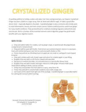 Ginger, Crystallized