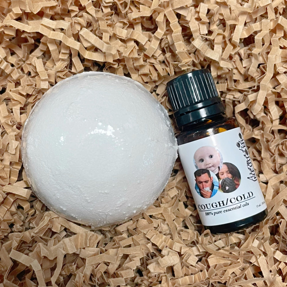 Cough and Cold Aromatic Bath Bomb