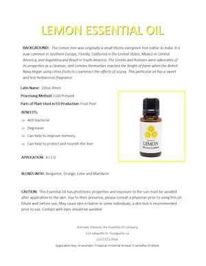 Lemon Essential Oil 15ml