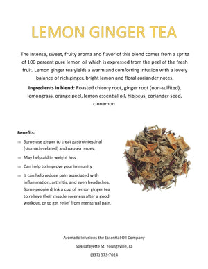 Lemon Ginger Tea OR