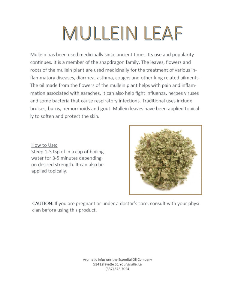 Mullein Leaf Cut OR