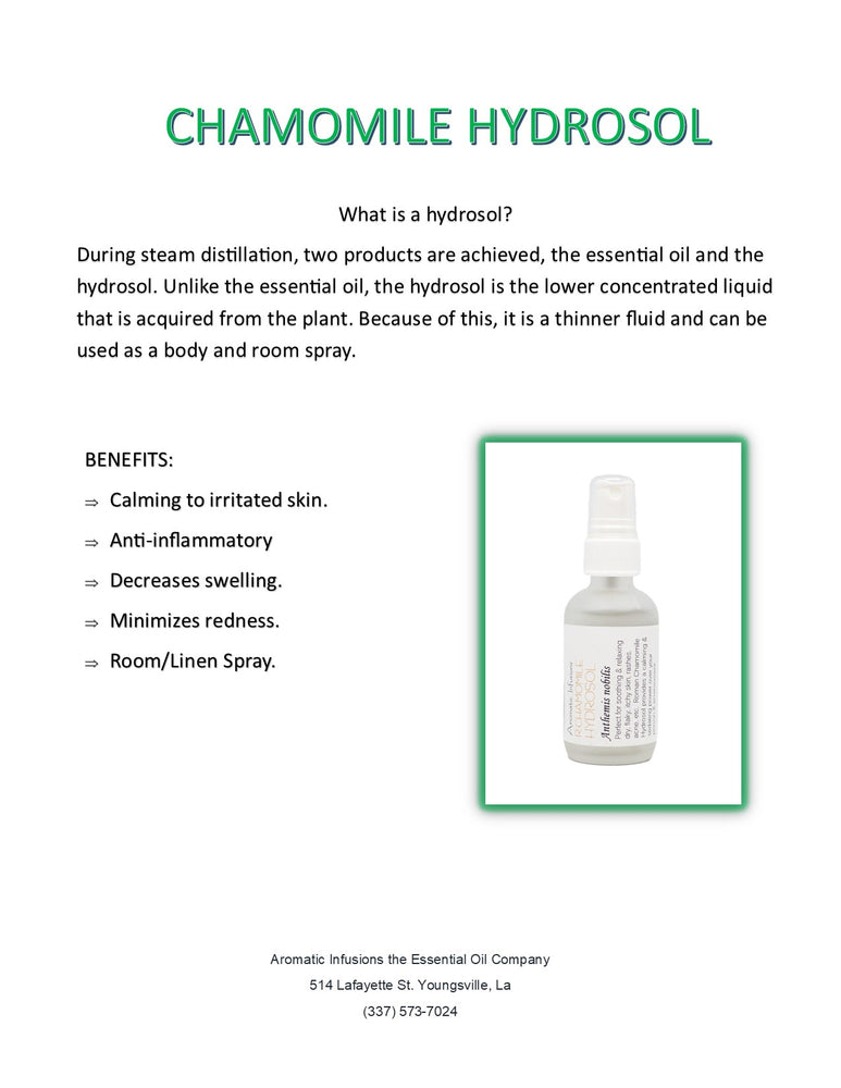 Roman Chamomile Hydrosol
