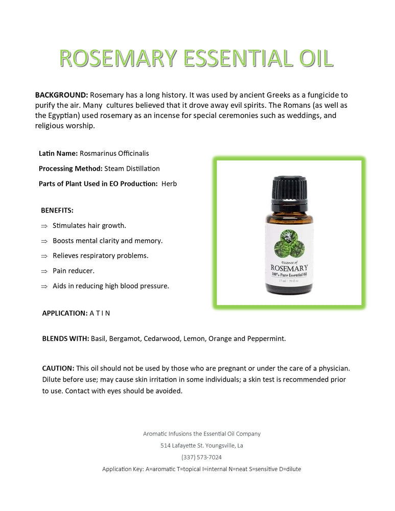 Rosemary Essential Oil 15ml