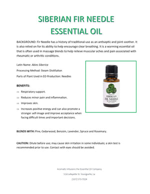 Siberian Fir Needle 15ml