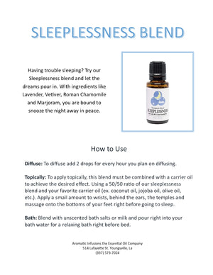 Sleeplessness Blend 15ml