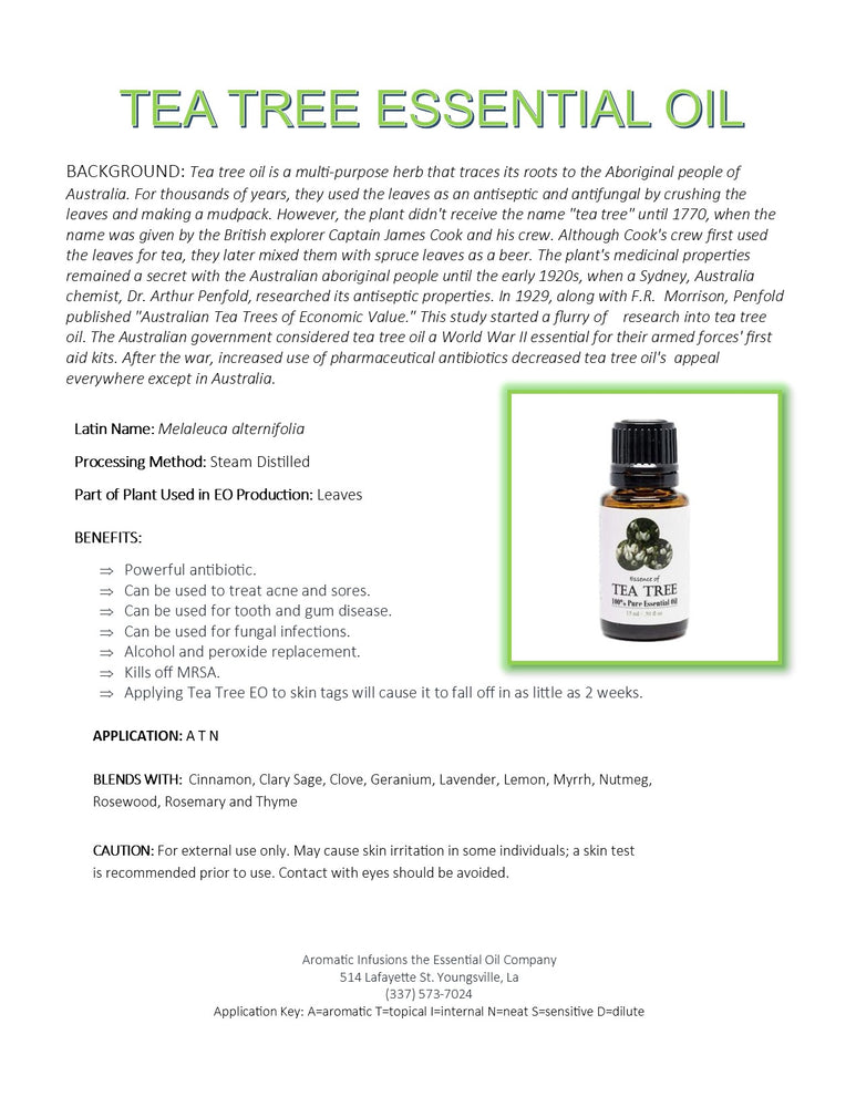 Tea Tree Essential Oil 15ml