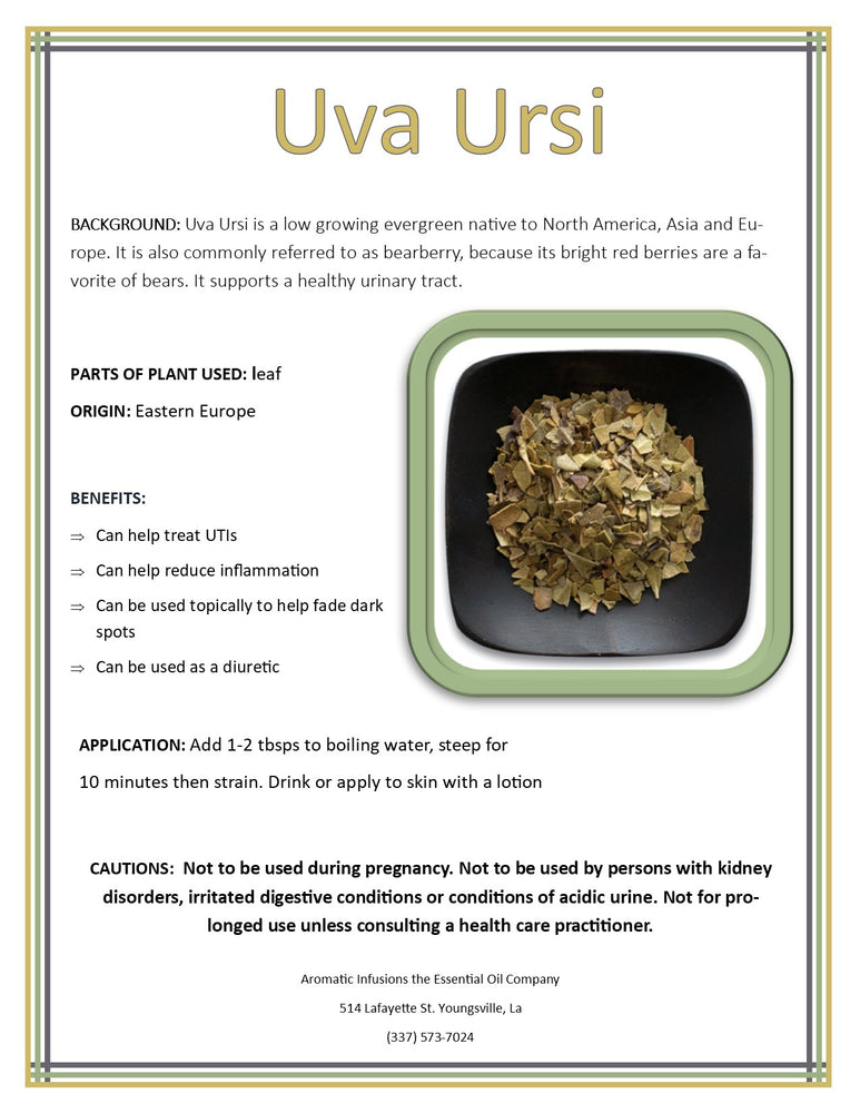 Uva Ursi Leaf Cut