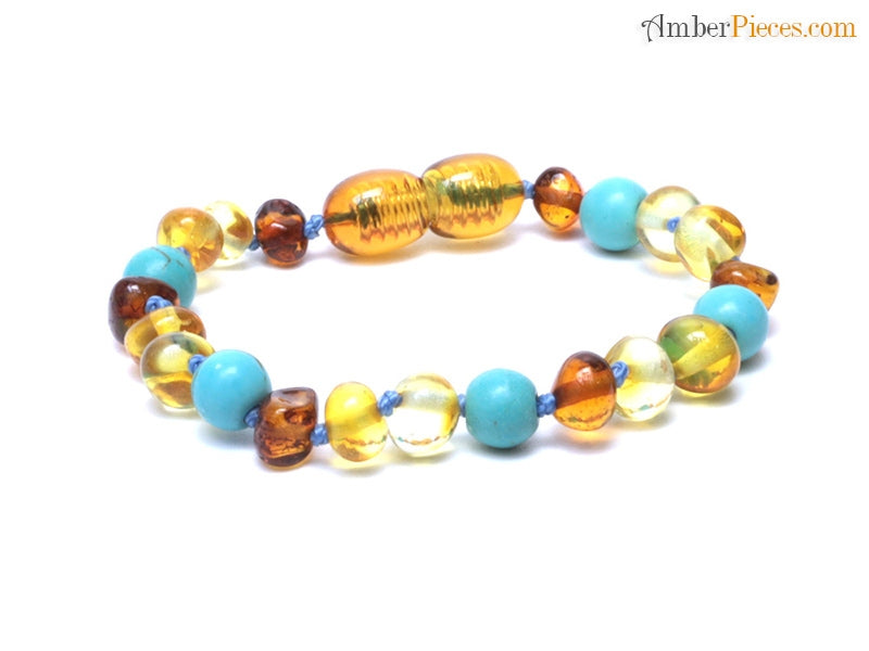 Amber Bracelet Turquoise