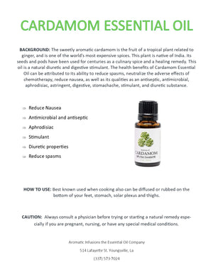 Cardamom Essential Oil 15ml