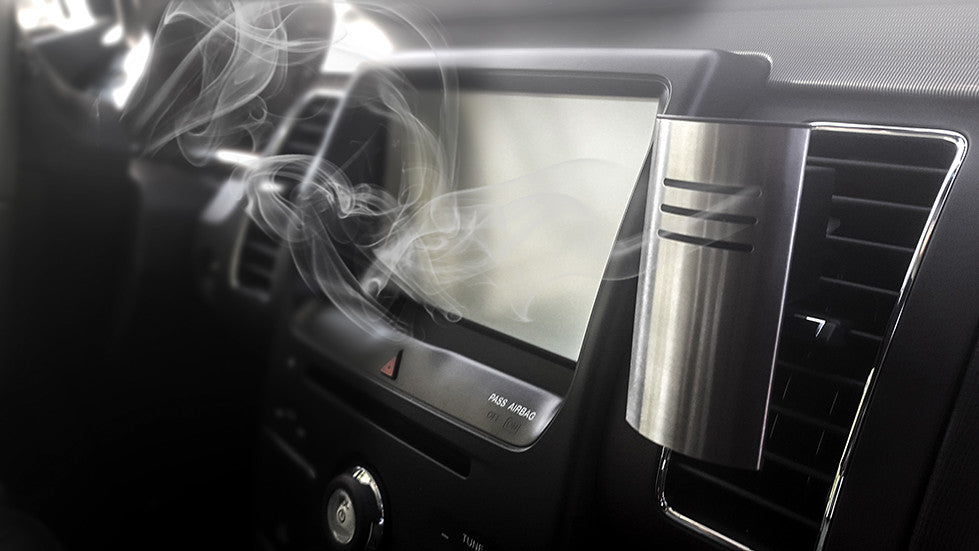 Carl - Vent Clip Vehicle Essential Oil Diffuser (Black, Copper, and Silver)