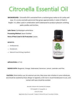 Citronella Essential Oil 15ml