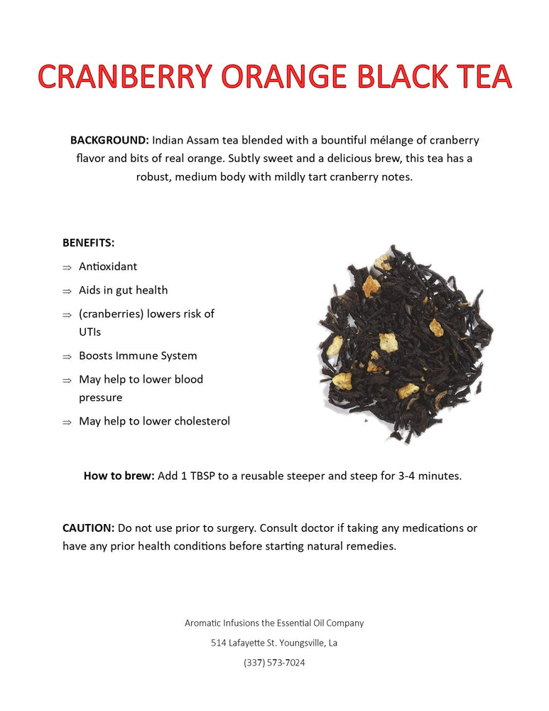 Cranberry Orange Black Tea OR