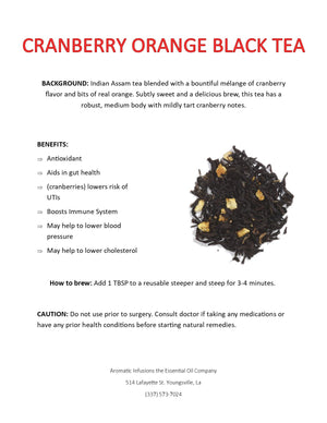 Cranberry Orange Black Tea OR