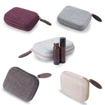 10 Piece Roller Vial Hemp Hard Shell Travel Carry Bag