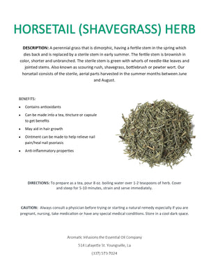 Horsetail (Shavegrass) Herb