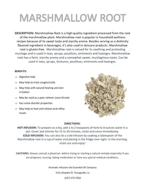 Marshmallow Root Cut OR